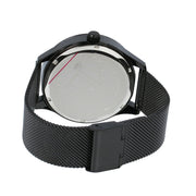  Shop Authentic Tommy Hilfiger Spencer Skeleton Black Dial Black Mesh Bracelet Watch for Men - 1791644 - Luxxuri