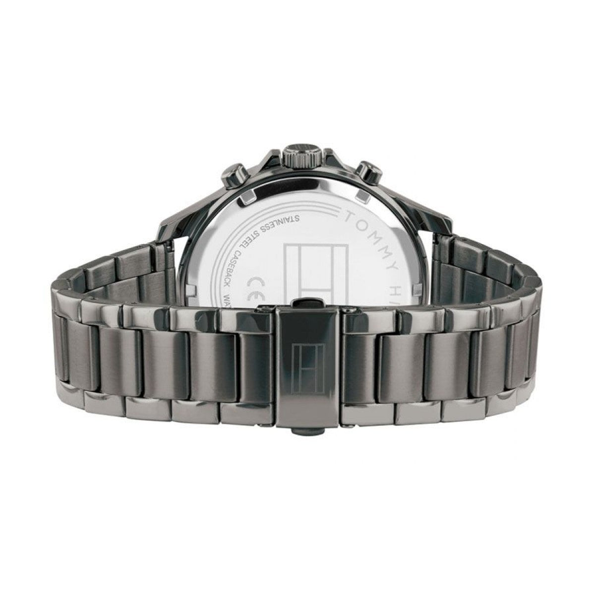  Shop Authentic Tommy Hilfiger Bank Grey Dial Grey Steel Strap Watch for Men - 1791719 - Luxxuri