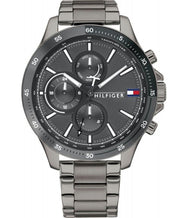  Shop Authentic Tommy Hilfiger Bank Grey Dial Grey Steel Strap Watch for Men - 1791719 - Luxxuri