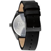  Shop Authentic Tommy Hilfiger Monogram Pop Quartz Black Dial Black Leather Strap Watch For Men - 1791773 - Luxxuri