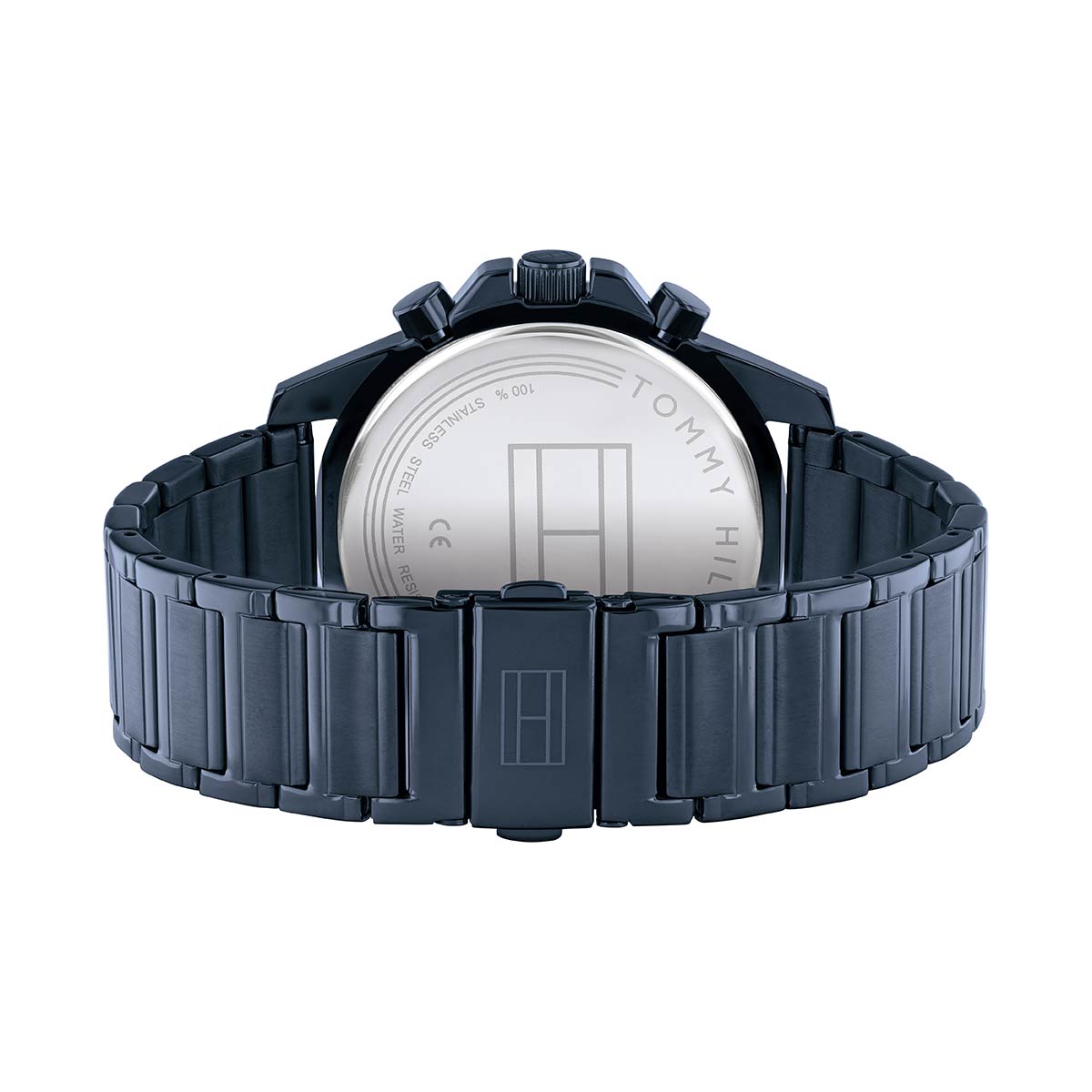  Shop Authentic Tommy Hilfiger Mason Blue Dial Blue Steel Strap Watch for Men - 1791789 - Luxxuri