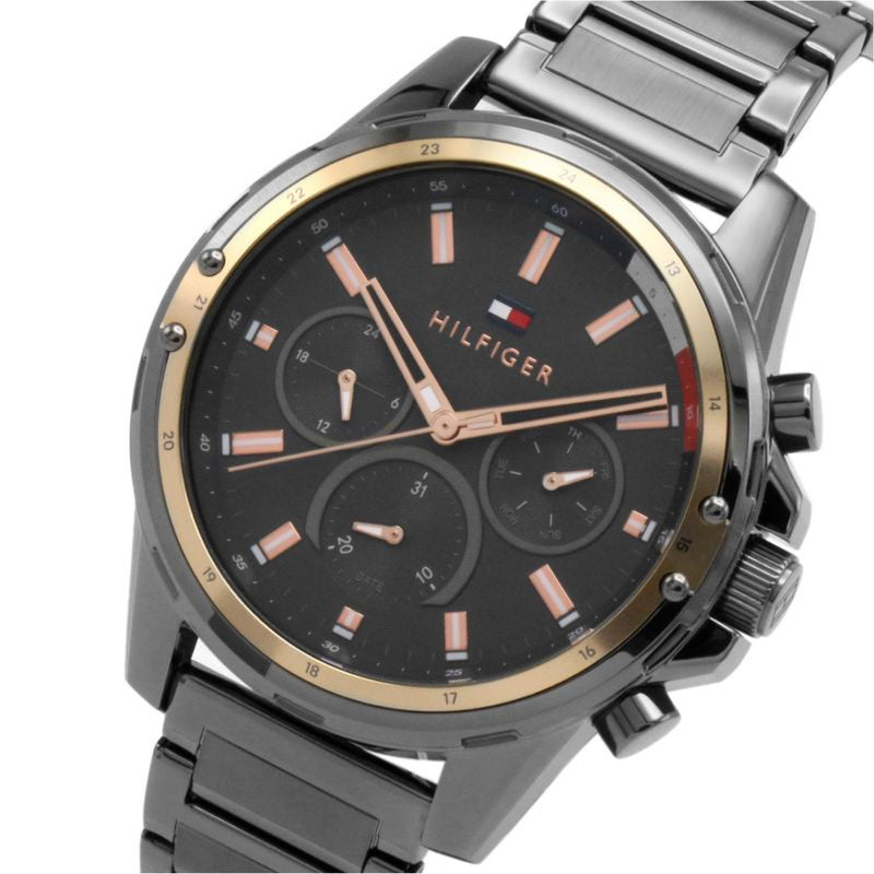  Shop Authentic Tommy Hilfiger Mason Grey Dial Grey Steel Strap Watch for Men - 1791790 - Luxxuri