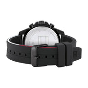  Shop Authentic Tommy Hilfiger Mason Black Dial Black Rubber Strap Watch for Men - 1791793 - Luxxuri
