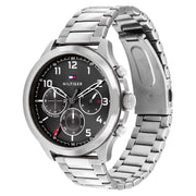  Shop Authentic Tommy Hilfiger Asher Chronograph Black Dial Silver Steel Strap Watch For Men - 1791852 - Luxxuri
