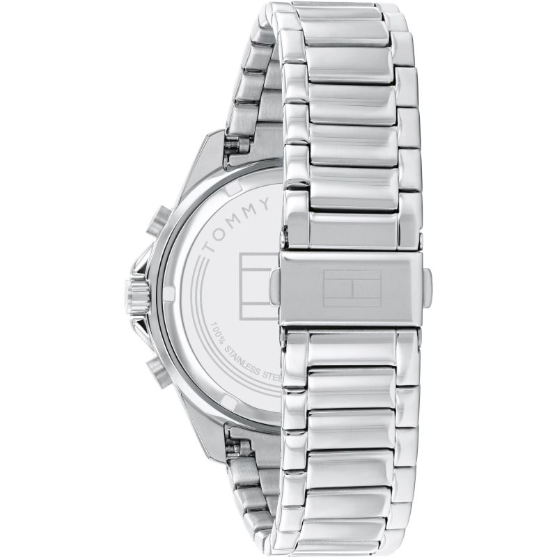  Shop Authentic Tommy Hilfiger Aiden Chronograph Grey Dial Silver Steel Strap Watch For Men - 1791857 - Luxxuri