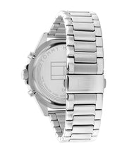  Shop Authentic Tommy Hilfiger Legend Chronograph Blue Dial Silver Steel Strap Watch For Men - 1710569 - Luxxuri