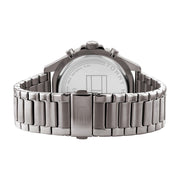  Shop Authentic Tommy Hilfiger Larson Chronograph Grey Dial Silver Steel Strap Watch For Men - 1791918 - Luxxuri
