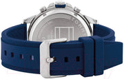  Shop Authentic Tommy Hilfiger Blaze Chronograph Blue Dial Blue Rubber Strap Watch For Men - 1792027 - Luxxuri