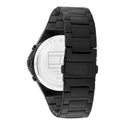  Shop Authentic Tommy Hilfiger Justin Chronograph Black Dial Black Steel Strap Watch For Men - 1792055 - Luxxuri