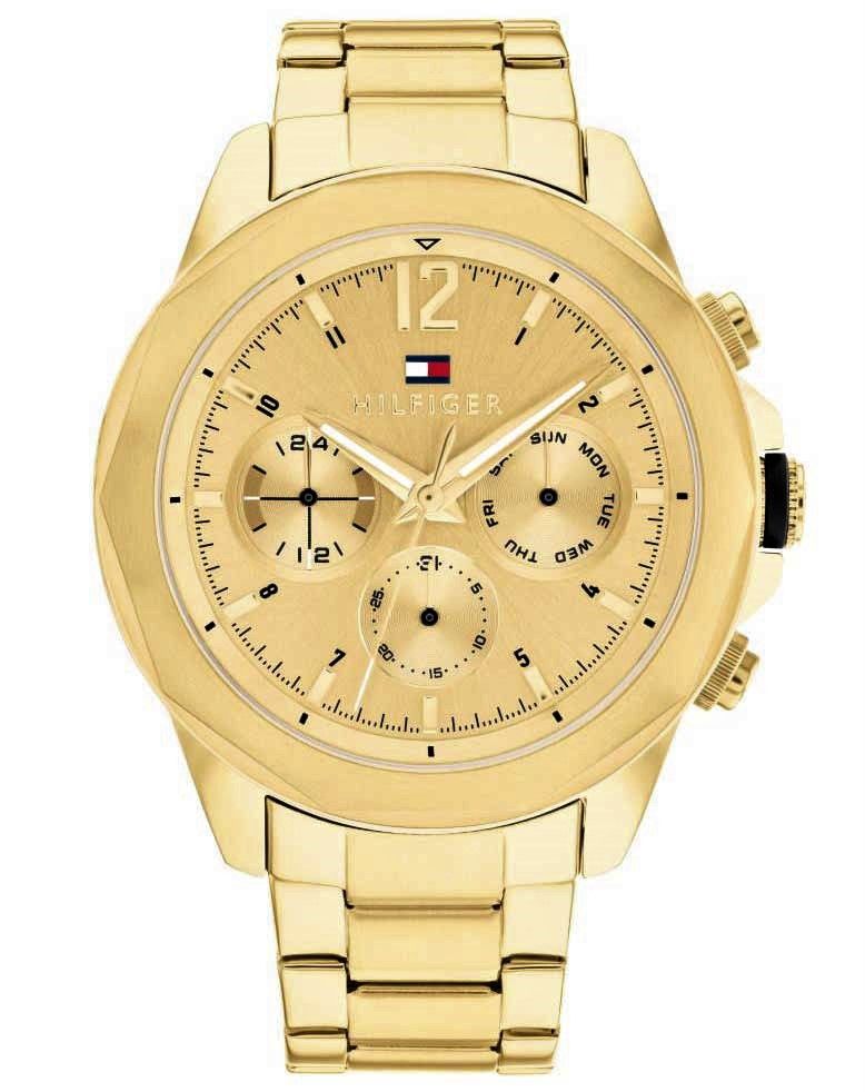  Shop Authentic Tommy Hilfiger Lars Chronograph Gold Dial Gold Steel Strap Watch For Men - 1792060 - Luxxuri