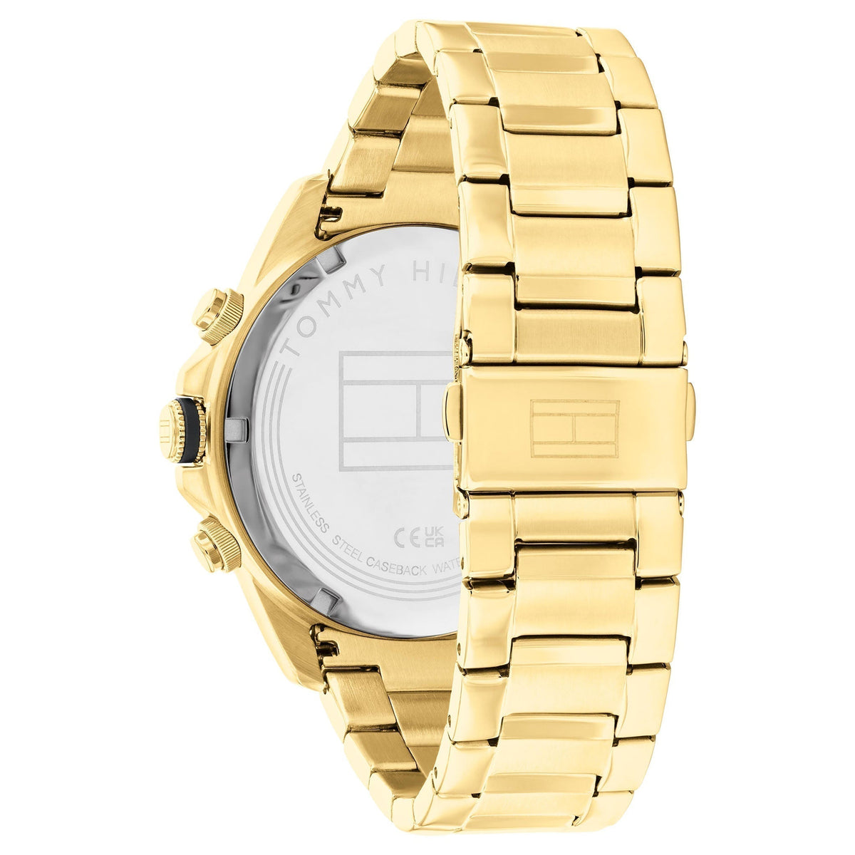  Shop Authentic Tommy Hilfiger Lars Chronograph Gold Dial Gold Steel Strap Watch For Men - 1792060 - Luxxuri