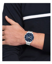  Shop Authentic Tommy Hilfiger Jordan Chronograph Blue Dial Silver Steel Strap Watch For Men - 1792094 - Luxxuri