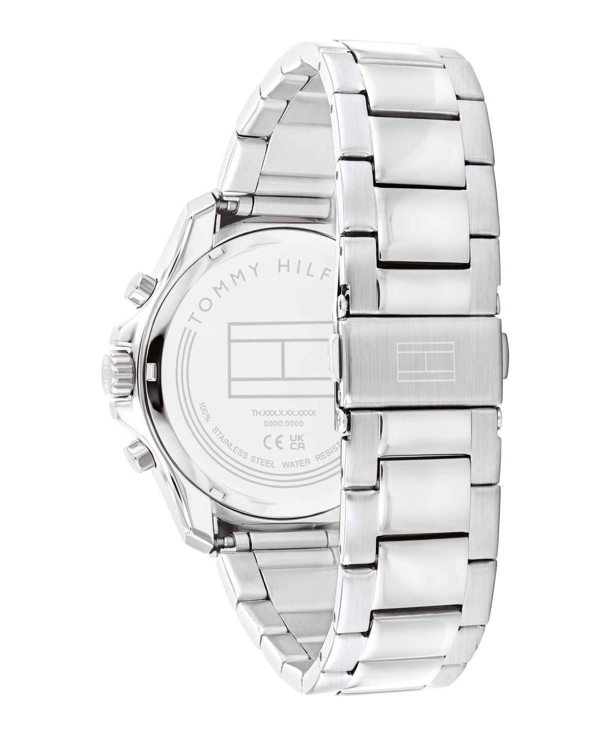  Shop Authentic Tommy Hilfiger Jordan Chronograph Blue Dial Silver Steel Strap Watch For Men - 1792094 - Luxxuri