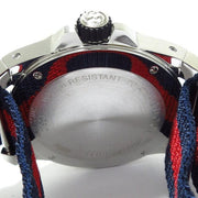  Shop Authentic Gucci Dive Black Dial Red & Blue Nylon Strap Watch For Men - YA136210 - Luxxuri