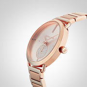  Shop Authentic Michael Kors Portia Rose Gold Dial Rose Gold Steel Strap Watch for Women - MK3640 - Luxxuri