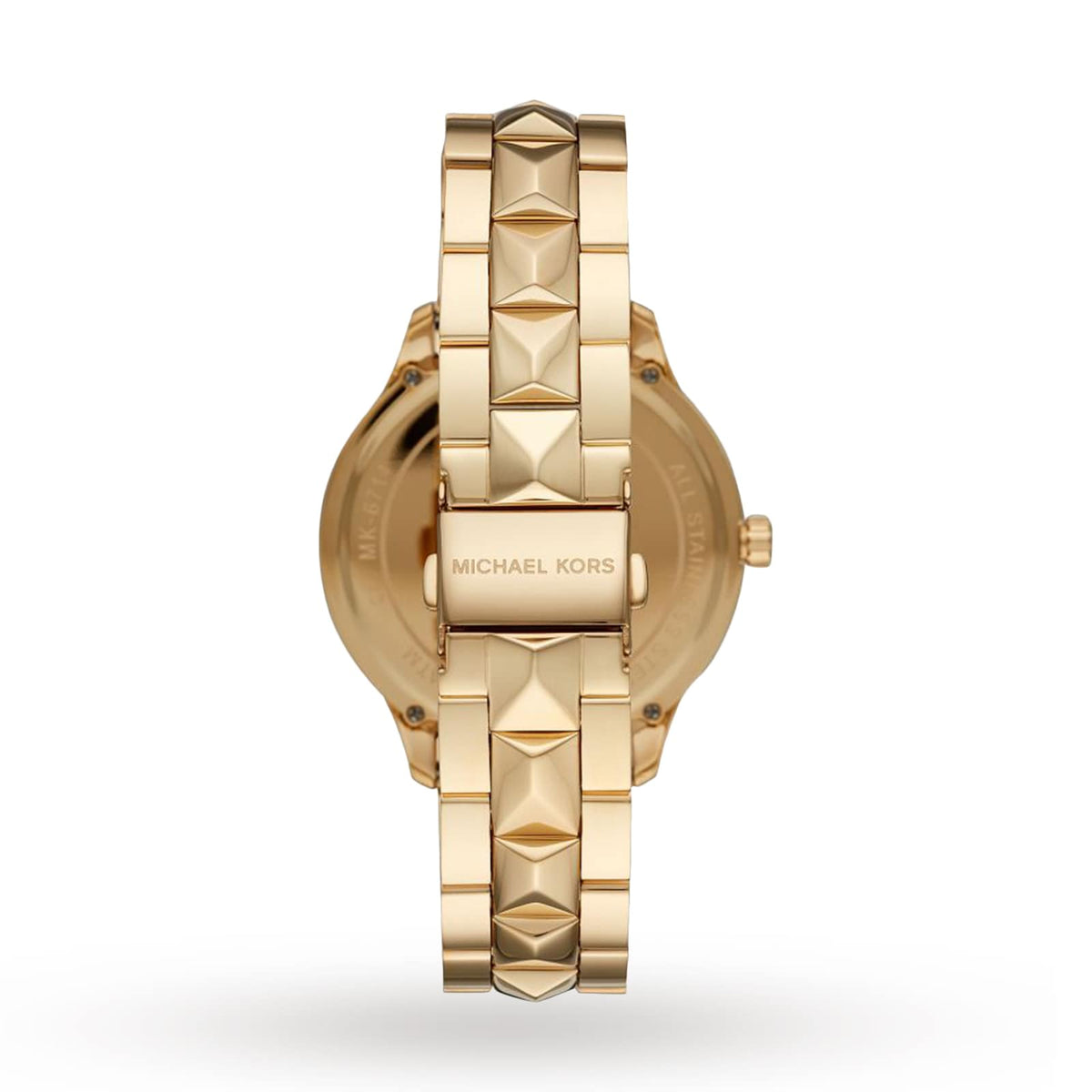  Shop Authentic Michael Kors Runway Mercer Crystals Gold Dial Gold Steel Strap Watch For Women - MK6714 - Luxxuri