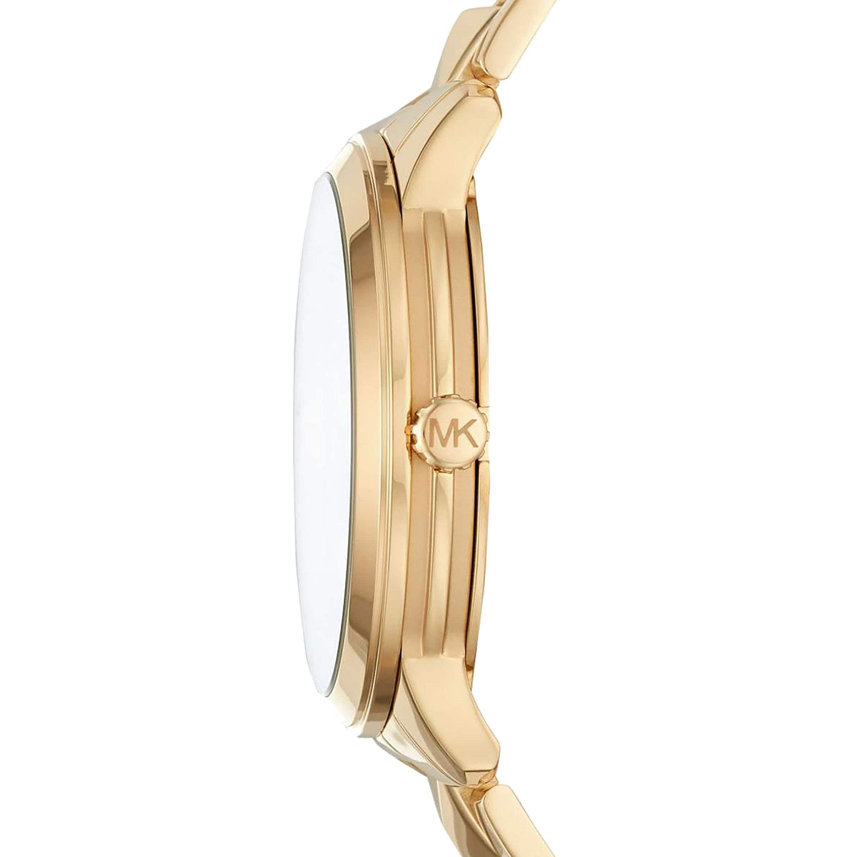  Shop Authentic Michael Kors Runway Mercer Crystals Gold Dial Gold Steel Strap Watch For Women - MK6714 - Luxxuri