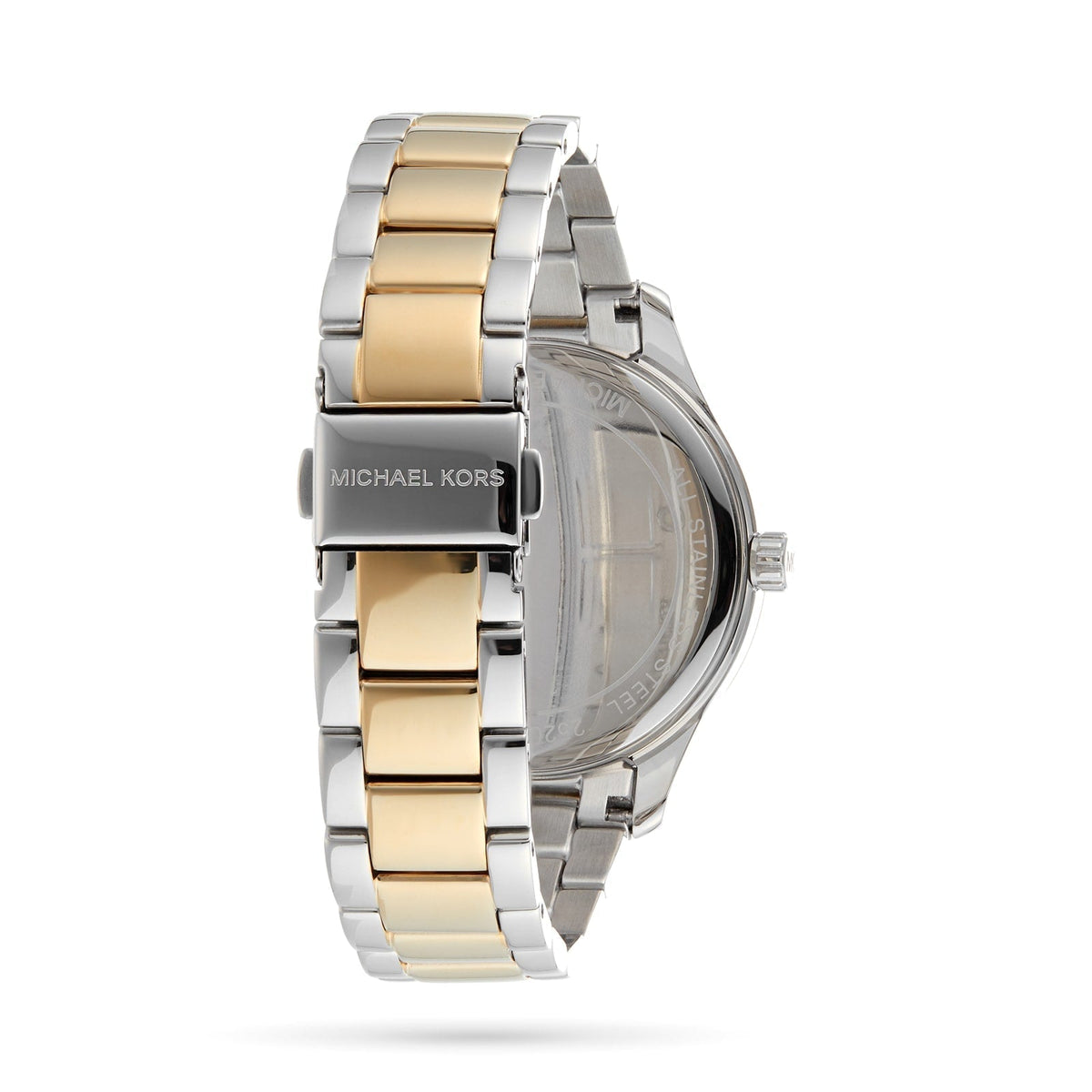  Shop Authentic Michael Kors Layton Quartz Silver Dial Two Tone Steel Strap Watch For Women - MK6899 - Luxxuri