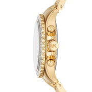 Shop Authentic Michael Kors Everest Chronograph White Dial Gold Steel Strap Watch For Women - MK7212 - Luxxuri