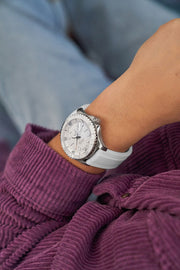  Shop Authentic Breitling Superocean Automatic 36 White Dial White Rubber Strap Watch for Men - A17377211A1S1 - Luxxuri