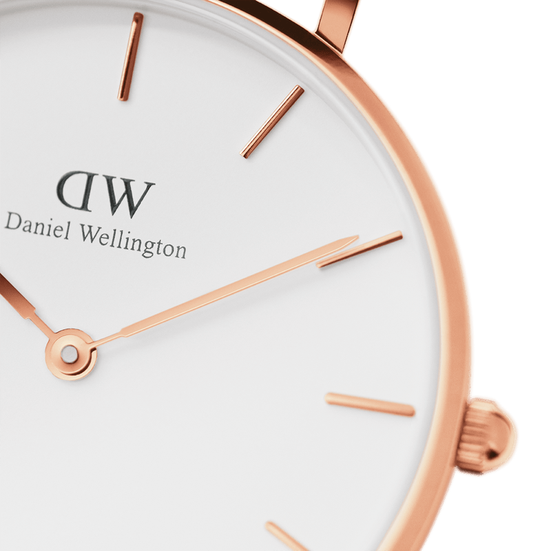  Shop Authentic Daniel Wellington Petite White Dial White Leather Strap Watch For Women - DW00100249 - Luxxuri
