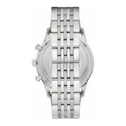  Shop Authentic Emporio Armani Classic Chronograph Silver Dial Silver Steel Strap Watch For Men - AR1879 - Luxxuri