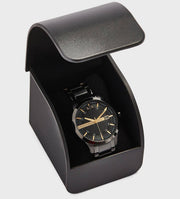  Shop Authentic Armani Exchange Hampton Chronograph Black Dial Black Steel Strap Watch For Men - AX2413 - Luxxuri