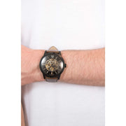  Shop Authentic Fossil Townsman Automatic Black Dial Brown Leather Strap Watch for Men - ME3155 - Luxxuri