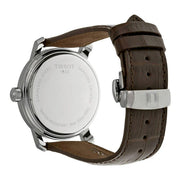  Shop Authentic Tissot T Classic Bridgeport Silver Dial Brown Leather Strap Watch For Men - T097.410.16.038.00 - Luxxuri