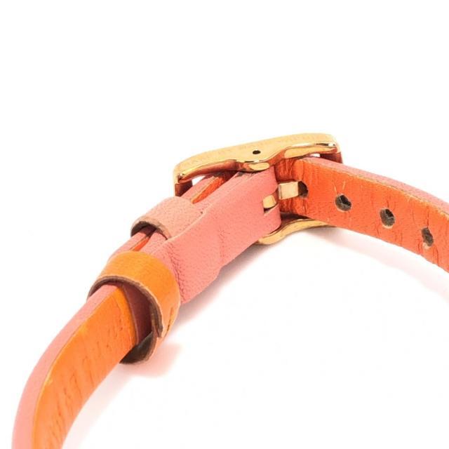  Shop Authentic Marc Jacobs Sally White Dial Orange Leather Strap Watch for Women - MBM1355 - Luxxuri