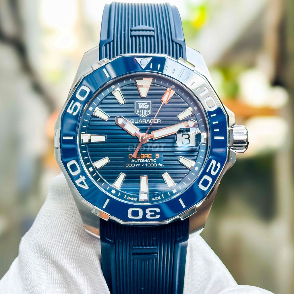  Shop Authentic Tag Heuer Aquaracer Blue Dial Watch for Men -  WAY211C.FT6155 - Luxxuri