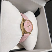  Shop Authentic Gucci G Timeless Quartz Pink Dial Pink Leather Strap Watch For Women - YA1265005 - Luxxuri