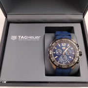  Shop Authentic Tag Heuer Formula 1 Chronograph Blue Dial Blue Rubber Strap Watch for Men - CAZ101AV.FT8077 - Luxxuri