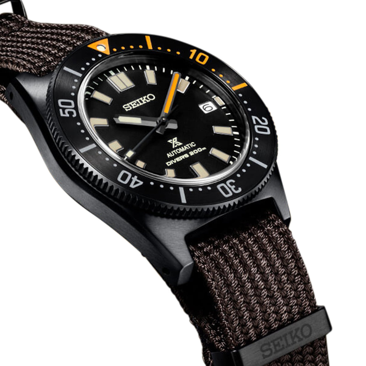  Shop Authentic Seiko Prospex Black Series 1965 Limited Edition Black Dial Brown NATO Strap Watch For Men - SPB253J1 - Luxxuri