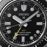  Shop Authentic Seiko Prosprex Dark Depths GMT Automatic Black Dial Silver Steel Strap Watch For Men - SPB383J1 - Luxxuri