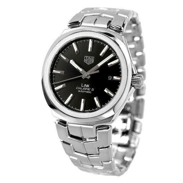  Shop Authentic Tag Heuer Link Quartz Black Dial Silver Steel Strap Watch for Women - WBC2110.BA0603 - Luxxuri