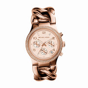  Shop Authentic Michael Kors Runway Rose Gold Dial Rose Gold Steel Strap Watch for Women - MK3247 - Luxxuri