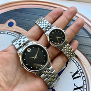  Shop Authentic Movado Museum Classic Black Dial Silver Steel Strap Watch For Women - 0606858 - Luxxuri