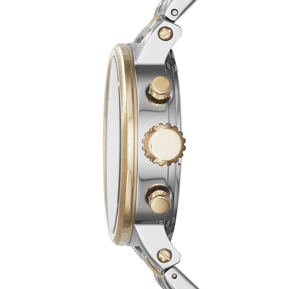  Shop Authentic Fossil Original Boyfriend Analog White Dial Two Tone Steel Strap Watch for Women - ES3746 - Luxxuri