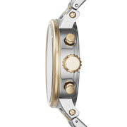  Shop Authentic Fossil Original Boyfriend Analog White Dial Two Tone Steel Strap Watch for Women - ES3746 - Luxxuri