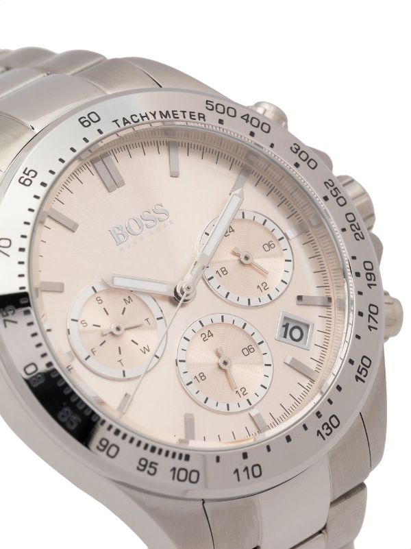  Shop Authentic Hugo Boss Novia Pink Dial Silver Steel Strap Watch for Women - 1502615 - Luxxuri
