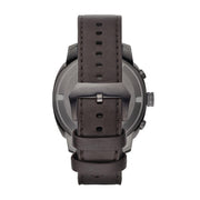  Shop Authentic Emporio Armani Delta Chronograph Brown Dial Brown Leather Strap Dial Watch For Men - AR6055 - Luxxuri
