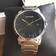  Shop Authentic Calvin Klein City Black Dial Silver Steel Strap Watch for Men - K2G2G14C - Luxxuri