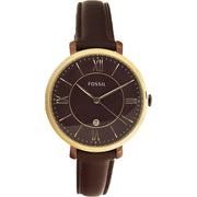  Shop Authentic Fossil Jacqueline Burgundy Dial Burgundy Leather Strap Watch for Women  - ES4099 - Luxxuri