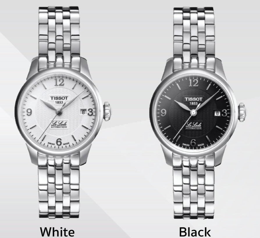  Shop Authentic Tissot Le Locle Small Automatic Black Dial Silver Steel Strap Watch For Women - T41.1.183.54 - Luxxuri