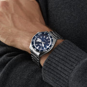  Shop Authentic Seiko 5 Sports Automatic Blue Dial Silver Steel Strap Watch for Men - SRPK97K1 - Luxxuri