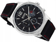  Shop Authentic Hugo Boss Professional Black Dial Black Silicone Strap Watch for Men - 1513525 - Luxxuri