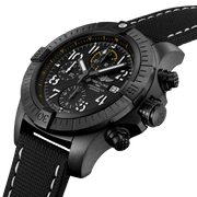  Shop Authentic Breitling Avenger Chronograph 45mm Night Mission Black Dial Black Nylon Strap Watch for Men - V13317101B1X1 - Luxxuri