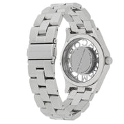  Shop Authentic Marc Jacobs Henry Transparent Silver Dial Silver Steel Strap Watch for Women - MBM3337 - Luxxuri