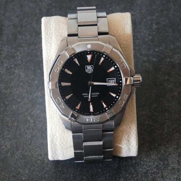  Shop Authentic Tag Heuer Aquaracer Black Dial Watch for Men - WAY1110.BA0928 - Luxxuri
